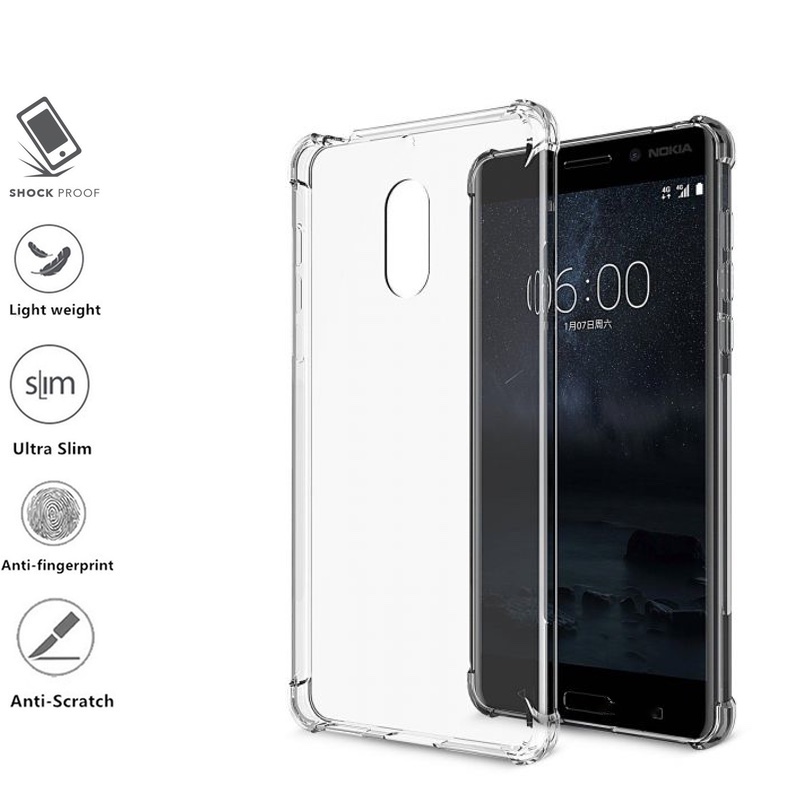 Silikoninis-Anti shock 1 mm. storio dėklas (NOKIA 3.1) Silikoninis-Anti shock 1 mm. storio dėklas (NOKIA 3.1)